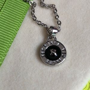 Ted Baker London Enamel Button Necklace - Black